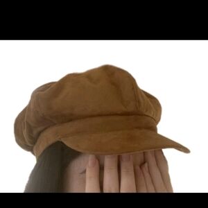 Stylish Tan Women's Newsboy Cap